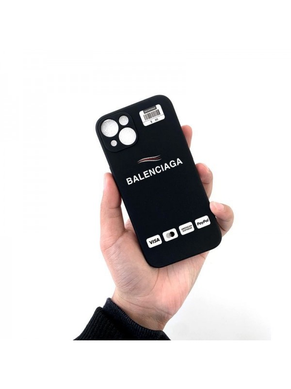 Balenciaga バレンシアガ ブランドiphone 14/14 pro/14 pro maxケース 韓国風 TPU シンプル モノグラム アイフォン14/13/12/11/x/xr/xs/xs maxカバー 新品 メンズ レディース