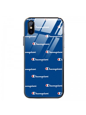 チャンピオン ブランド iphone 13 pro/13 pro max/13ケース おしゃれ CHAMPION 背面ガラス アイフォン13/12/11/xr/xs/x/8/7カバー 芸能人愛用 ファッション メンズ レディース