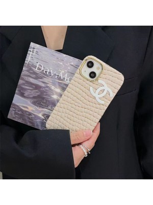 CHANEL ブランド シャネル iPhone 14/14 Pro/14 Pro Maxケース 韓国風 ジャケット型 ワニ モノグラム レザー アイフォン14/14プロ/14プロ マックス/13/12/11カバー ファッション メンズ レディース