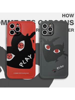 CDG/コムデギャルソン iphone 13 pro/13 mini/13 pro maxケース ins風 ブランド NARUTO 川久保玲 モノグラム ジャケット型 カラス柄 芸能人愛用 アイフォン13/12/11/x/xs/xr/8/7カバー メンズ レディーズ