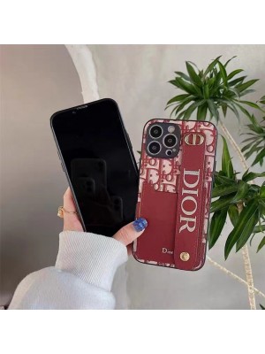 DIOR ディオール ブランド iphone se3/13/13 pro/13 pro maxケース ジャケット型 モノグラム チェーン付き レザー製 落下保護 カード入れ Galaxy S22/S22 Plus/S22 Ultra/A53カバー 耐衝撃  メンズ レディース