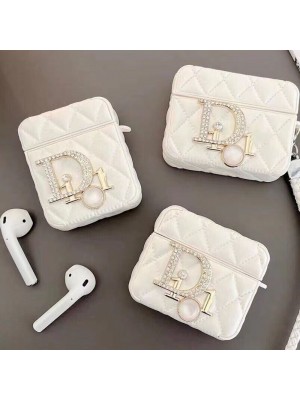 DIOR ブランド ディオール airpods pro 2/3/pro/2/1ケース 激安 バッグ風 レザー製 チェーン付き エアーポッズ プロ2/3/2/1カバー セレブ愛用 大人気 メンズ レディース