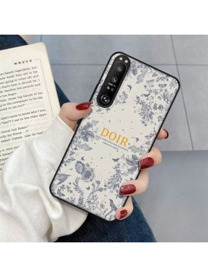 Dior ブランド xperia 10 v 1 v ace iv 1 5 10 iv iiiケース ディオール 韓国風 花柄 Galaxy s23/s23+/s23 ultra/s22/s21カバー モノグラム iphone 13/13 pro/13 pro max/12/11スマホケース  大人気 メンズ レディース