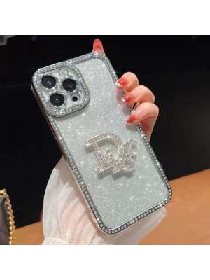 DIOR ブランド iphone 14/14 pro/14 pro maxケース ディオール モノグラム きらきら クリアケース ジャケット型 インスタ風 アイフォン14/14プロ/14プロマックス/13/12/11カバー 芸能人愛用 メンズ ディーズ