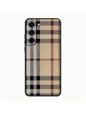 BURBERRY バーバリー ブランド FENDI フェンディ Galaxy S23/S23+/S23 Plus/S23 Ultra/S22ケース 韓国風 クラシック 縞柄 モノグラム 定番 ジャケット型 安い ギャラクシーs23プラス/s23ウルトラ カバー ファッション メンズ レディース