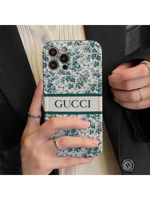 グッチ ハイブランド iphone 13 pro max/13 mini/13 proケース お洒落 GUCCI 植物柄 モノグラム シンプル アイフォン13/12/11/X/XS/XR/8/7カバー 芸能人愛用 ファッション メンズ レディーズ