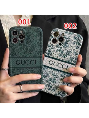 グッチ ハイブランド iphone 13 pro max/13 mini/13 proケース お洒落 GUCCI 植物柄 モノグラム シンプル アイフォン13/12/11/X/XS/XR/8/7カバー 芸能人愛用 ファッション メンズ レディーズ