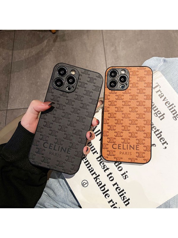 CELINE ハイブランド iphone 13/13 pro/13 pro maxケース 韓国風 セリーヌ モノグラム ジャケット型 耐衝撃 アイフォン13/12/11/x/xr/xs/xs maxカバー メンズ レディース