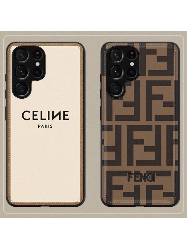 GUCCI/グッチ FENDI/フェンディ CELINE/セリーヌ ハイブランド iPhone 14/14 pro/14 pro max/SE3ケース 全機種対応 レザー Galaxy A53/S22/s22+/s22 ultra/note21ケース モノグラム 縫い ジャケット型 Huawei p40/Mate40カバー メンズ レディーズ 