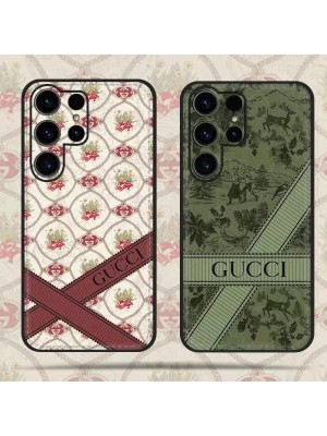 Gucci ブランド Galaxy S23/S23+/S23 Plus/S23 Ultra/A54 5Gケース 韓国風 グッチ モノグラム 植物柄 ジャケット型 ギャラクシーs23/s23プラス/s23ウルトラ/a54 5g/a53/a52カバー  耐衝撃 ファッション メンズ レディーズ