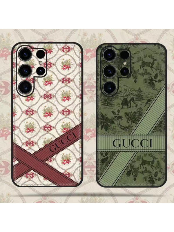 Gucci ブランド Galaxy S23/S23+/S23 Plus/S23 Ultra/A54 5Gケース 韓国風 グッチ モノグラム 植物柄 ジャケット型 ギャラクシーs23/s23プラス/s23ウルトラ/a54 5g/a53/a52カバー  耐衝撃 ファッション メンズ レディーズ