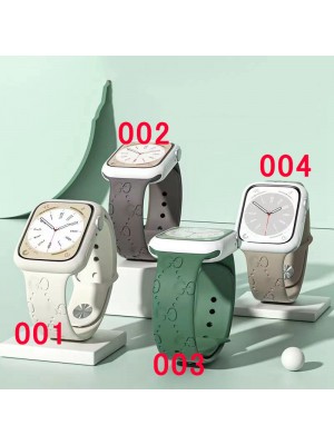 GUCCI グッチ ブランド アップルウォッチ8/SE2/Ultra/7ハンド セレブ愛用 モノグラム TPU製 apple watch 8/se2/ultra/7/6/se/5/4/3/2ベルト 腕時計 ストラップ ファッション メンズ レディース