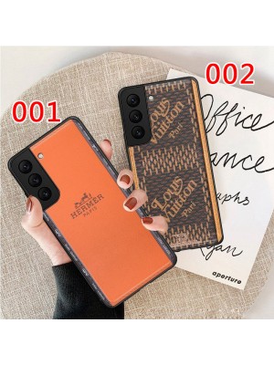 エルメス/ルイヴィトン ブランド iPhone 13/13 Pro/13 Pro Maxケース オシャレ LV/Hermes ジャケット型 Galaxy S22/s22+/s22 ultra/s21/note21ケース モノグラム ファッション メンズ レディース