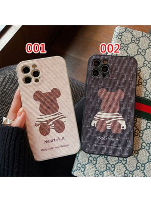 LV ルイヴィトン ブランド iphone 13pro/13mini/13pro maxケース KAWS カウズ CELINE 熊柄 BE@RBRICK ジャケット型 モノグラム アイフォン13/12/11/x/8/7カバー メンズ レディーズ