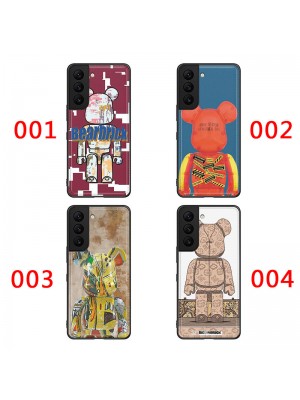 ベアブリック/BE@RBRICK ブランド iphone se第3世代/13/13 pro/13 pro maxケース 個性 熊柄 Galaxy S22/S22+/S22 Ultra/s21/note21カバー モノグラム 全機種対応 激安 huawei P50/mate40ケース メンズ レディース