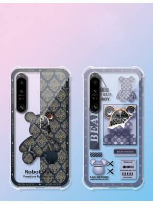 KAWS ブランド  iphone14 Pro max 14Pro 14 Plusケース 韓国風 クリアケース 安い Gucci モノグラム Galaxy A23 5G/S22/S22+/S22 ultraケース 熊 be@rbrick ドラえもん ハローキティ柄 全機種対応 CELINE xperia 5iv 10 iv 1 ivカバー メンズ レディース