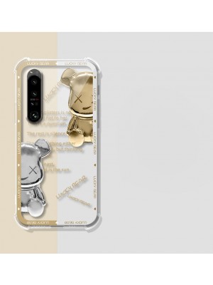 KAWS ブランド  iphone14 Pro max 14Pro 14 Plusケース 韓国風 クリアケース 安い Gucci モノグラム Galaxy A23 5G/S22/S22+/S22 ultraケース 熊 be@rbrick ドラえもん ハローキティ柄 全機種対応 CELINE xperia 5iv 10 iv 1 ivカバー メンズ レディース