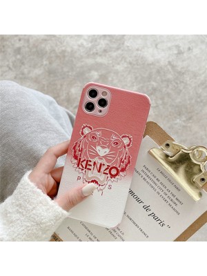 KENZO ブランド iphone 13 pro/13 pro max/13 miniケース 可愛い ケンゾー 虎頭 ジャケット型 アイフォン13/12/11/x/xs/xr/8/7カバー 四角保護 ファッション メンズ レディーズ