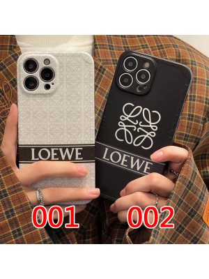 LOEWE ハイブランド Iphone 13/13 pro/13 pro maxケース おしゃれ ロエベ ジャケット型 モノグラム 耐衝撃 アイフォン13/12/11/x/xs/xrカバー ファッション メンズ レディーズ