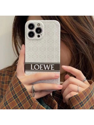 LOEWE ハイブランド Iphone 13/13 pro/13 pro maxケース おしゃれ ロエベ ジャケット型 モノグラム 耐衝撃 アイフォン13/12/11/x/xs/xrカバー ファッション メンズ レディーズ