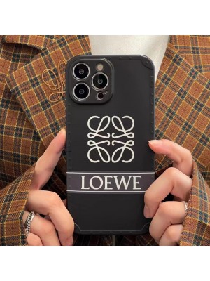 LOEWE ハイブランド Iphone 13/13 pro/13 pro maxケース おしゃれ ロエベ ジャケット型 モノグラム 耐衝撃 アイフォン13/12/11/x/xs/xrカバー ファッション メンズ レディーズ