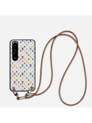 LV/ルイヴィトン ブランド チェーン付き xperia 5 iv/1 iv/10 iv/1 iii/5 iii/10 iii/Ace iiケース 斜め掛け エクスペリア1III/5III/10IIIカバー モノグラム ジャケット型 iPhone 14/13 mini/14 pro/14 pro maxケース ファッション メンズ レディーズ