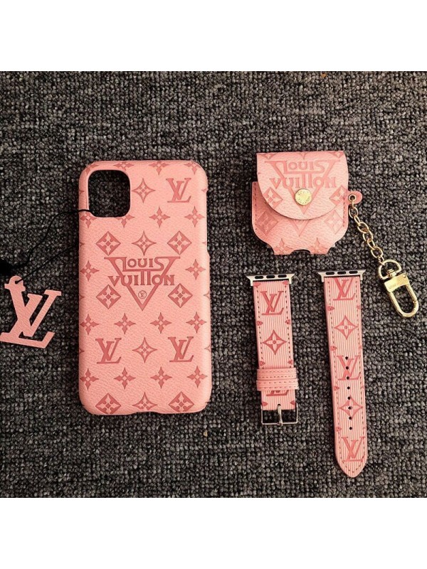 ルイヴィトン LV ブランド iphone se3/13/13 pro/13 pro max/13 miniケース 3点セット おしゃれ AirPods3/2/1/proケース 芸能人愛用 Apple Watch 7/6/se/5/4ハンド ベルト 大人気 メンズ レディーズ