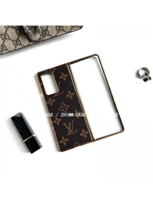 Louis Vuitton ルイヴィトン ブランド Galaxy Z Flip 4 5G/Fold 4ケース かわいい モノグラム 折り畳み ギャラクシーZ flip fold 4 3 2 1カバー 大人気 メンズ レディース