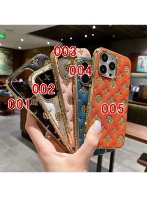 Louis Vuitton ブランド iphone 14/14 pro/14 pro maxケース LV モノグラム 韓国風 レザー きらきら ルイヴィトン ジャケット型 アイフォン14/13/12/11カバー 大人気 メンズ レディーズ