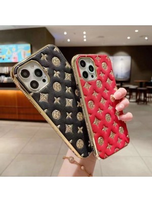 Louis Vuitton ブランド iphone 14/14 pro/14 pro maxケース LV モノグラム 韓国風 レザー きらきら ルイヴィトン ジャケット型 アイフォン14/13/12/11カバー 大人気 メンズ レディーズ