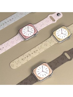 LV ブランド アップル ウォッチ8/SE2/Ultra/7バンド 激安 ルイヴィトン モノグラム 調節可能 シリコン Apple Watch 8/se2/ultra/7/se/6/5/4/3/2ベルト 腕時計 ストラップ セレブ愛用 大人気 メンズ レディース