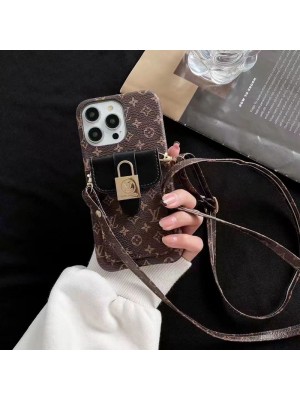 ルイヴィトン LV ハイブランド iphone 14/14 pro/14 pro maxケース カード入れ 激安 レザー ストラップ付 アイフォン14/13/12/11カバー スタンド付き スマホケース コピー レディース メンズ