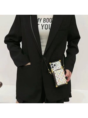 LV ルイヴィトン 男女兼用 ブランド galaxy s23/s23plus/s23 ultraケース  財布 トランク型 革バッグ型 カード収納 斜め掛けショルダー チェーン付き 手帳型 韓国風 収納可能 ギャラクシーS23プラス/S22/S21/S20カバー ファッション芸能人愛用  経典 ビジネス 人気 メンズ レディース