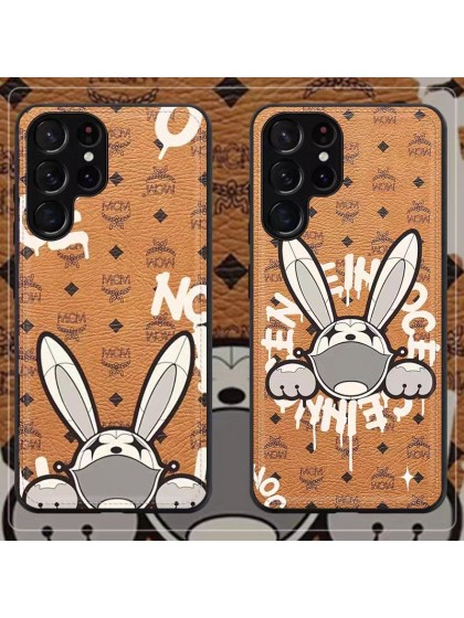MCM ブランド galaxy s23/s23 plus/s23 ultra/s22ケース エムシー..