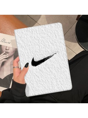 ナイキ ブランド iPad air 5/mini 6/9/Pro 2021ケース 激安 NIKE レザー 手帳型 モノグラム アイパッドエアー5/ミニ6/9カバー ファッション メンズ レディース