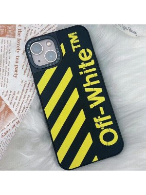 Off-White ブランド オフホワイト iphone14/14pro/14 pro max/14 plusケース モノグラム 矢印柄 ジャケット型 シリコン アイフォン14/14プロ/14プロマックス/14プラス/se3/13/12/11/x/8/7カバー ファッション メンズ レディース