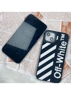 Off-White ブランド オフホワイト iphone14/14pro/14 pro max/14 plusケース モノグラム 矢印柄 ジャケット型 シリコン アイフォン14/14プロ/14プロマックス/14プラス/se3/13/12/11/x/8/7カバー ファッション メンズ レディース