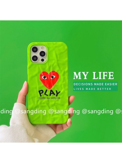 コムデギャルソン ブランド CDG iphone 13/13 pro/13 pro maxケース オ..