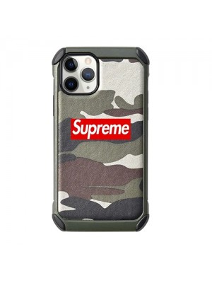 SUPREME ブランド Iphone 13/13 Pro/13 Mini/13 Pro Maxケース シュプリーム 芸能人愛用 迷彩色 全面保護 アイフォン13/12/11/x/xs/xs/8/7カバー 韓国風 メンズ レディーズ