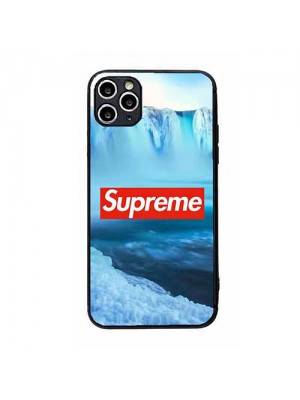 シュプリーム/SUPREME ブランド iphone 13/13 pro/13 pro max/13 miniケース かわいい 氷河柄 全機種対応 モノグラム ジャケット型 アイフォン13/12/11/xr/xs/x/8/7カバー ファッション メンズ レディース