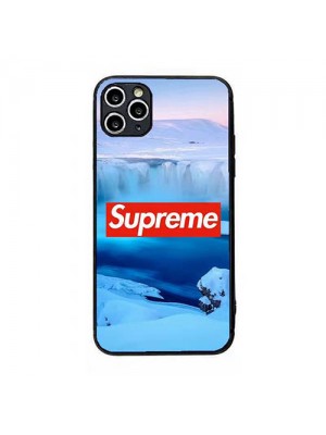 シュプリーム/SUPREME ブランド iphone 13/13 pro/13 pro max/13 miniケース かわいい 氷河柄 全機種対応 モノグラム ジャケット型 アイフォン13/12/11/xr/xs/x/8/7カバー ファッション メンズ レディース