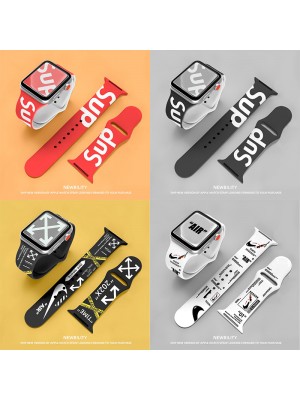 Off-white シュプリーム/ナイキ/ジョーダン/オフホワイト/カウズ ハイブランド アップルウォッチ Apple Watch 8/SE2/Ultraバンド 激安 EVA 可愛い NASA 頭文字D KOBE CURRY ワンピース 宇宙飛行士 supreme nike kaws スーパーマリオ apple watch8/se2/ultra/7/6/5/se4/3/2/1ベルト シリコン製 ストラップ 芸能人愛用 ファッション 大人気 メンズ レディース