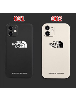 ザ.ノース.フェイス/THE NORTH FACE ブランド iphone13 pro/13 pro max/13 miniケース モノグラム ジャケット型 シンプル 黒白色 アイフォン13/12/11/x/xr/xs/8/7ケース メンズ レディーズ