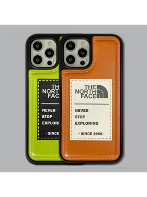 THE NORTH FACE  ハイブランド iphone 13 pro/13 pro max/13 miniケース オシャレ レザー風 ザノースフェイス 芸能人愛用 アイフォン13/12／11／X／XS／XRカバー メンス レデイース