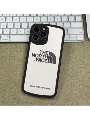 ザ.ノース.フェイス/THE NORTH FACE ブランド iphone se第3世代/13/13 pro/13 pro maxケース モノグラム ジャケット型 シンプル 黒白青色 アイフォンSE3/13/12/11/x/xr/xs/8/7ケース メンズ レディーズ