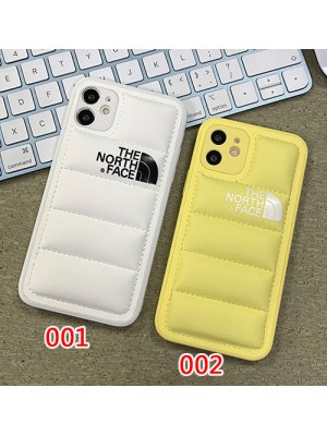 THE NORTH FACE/ザノースフェイス ハイブランド iphone 14/14 pro/14 pro max/13ケース かわいい ダウンジャケット型 レザー アイフォン14/13/12/11/x/xs/xr/8/7カバー 芸能人愛用 メンス レデイース