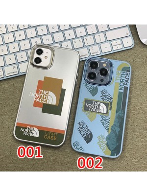 ザ.ノース.フェイス The North Face ブランド iphone 13/13 pro/13 pro maxケース 韓国風 メッキ モノグラム 芸能人愛用 耐衝撃 アイフォン13/12/11/X/XS/XSR/8+/7+カバー メンズ レディーズ