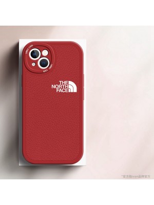 THE NORTH FACE ブランド iphone 14/14 pro/14 pro max/14 plusケース ザノースフェイス モノグラム レザー風 芸能人愛用 ジャケット型 アイフォン14/13/12/11/X/XS/XRカバー 保護 ファッション メンス レデイース