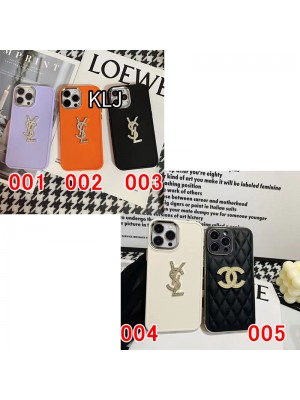 CHANEL YVES SAINT LAURENT ブランド iphone14Pro max/14Pro/14ケース かわいい キラキラ イブ.サンローラン YSL シャネル モノグラム ジャケット型 アイフォン14プロ マックス/14プロ/14/13/12/11カバー ファッション メンズ レディーズ