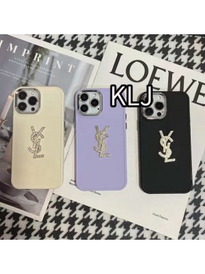 CHANEL YVES SAINT LAURENT ブランド iphone14Pro max/14Pro/14ケース かわいい キラキラ イブ.サンローラン YSL シャネル モノグラム ジャケット型 アイフォン14プロ マックス/14プロ/14/13/12/11カバー ファッション メンズ レディーズ